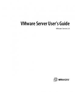 VMware Server User's Guide