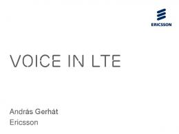 Voice in LTE - HTE