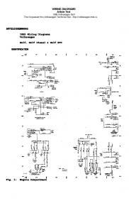 Volkswagen Golf 1985 Wiring Diagrams