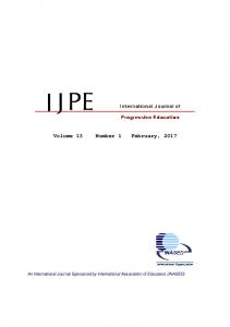 Volume 13 Number 1 February, 2017 - International Association of