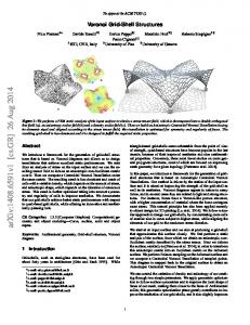 Voronoi Grid-Shell Structures - arXiv