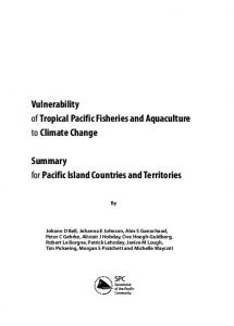 Vulnerability of Tropical Pacific Fisheries and ...