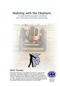 Waltzing with the Elephant - Infonomics