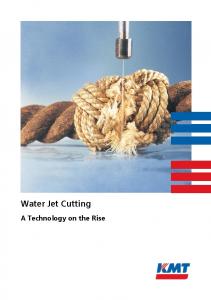 Water Jet Cutting - KMT Waterjet