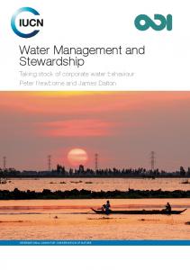 Water Management and Stewardship - Union Portal - International ...