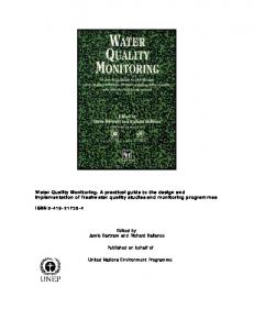 Water Quality Monitoring - Semantic Scholar