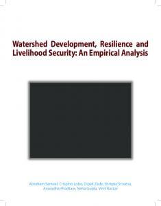 Watershed Development, Resilience and