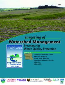 Watershed Management Watershed M Watershed - University of ...