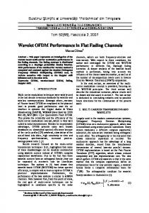 Wavelet OFDM Performance in Flat Fading Channels