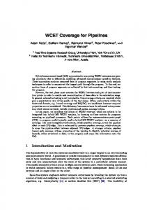 WCET Coverage for Pipelines