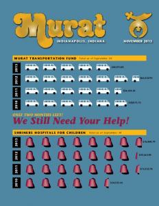 We Still Need Your Help! - Murat Shrine