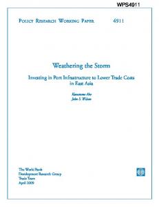 Weathering the Storm - SSRN papers