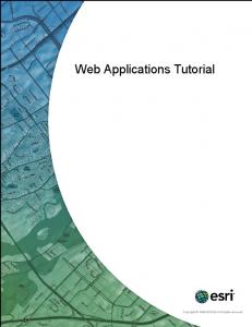 Web Applications Tutorial - ArcGIS