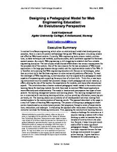 Web Engineering Education: - Journal of Information Technology ...