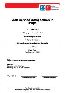 Web Service Composition in Drupal