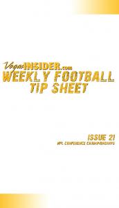 weekly football tip sheet