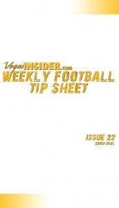 weekly football tip sheet