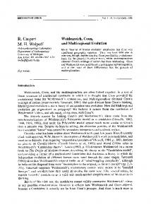 Weidenreich, Coon, and multiregional evolution - Springer Link