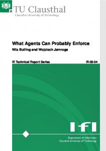 What Agents Can Probably Enforce