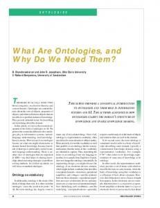 What Are Ontologies, and Why Do We Need Them? - Computer ...