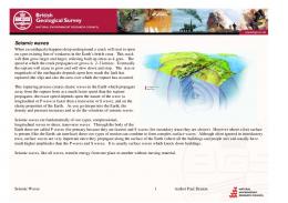 What are seismic waves?