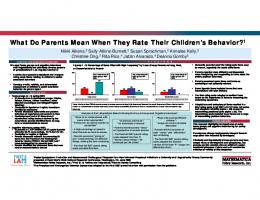 What Do Parents Mean When They Rate Their Children's Behavior?
