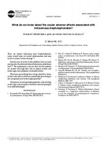What do we know about the ocular adverse effects