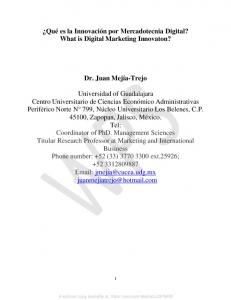 What is Digital Marketing Innovaton?