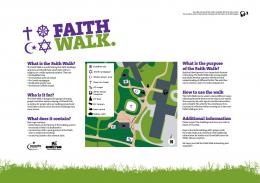 What is the Faith Walk? Who is it for? What does it contain? What is ...