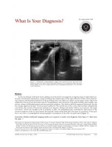 What Is Your Diagnosis? - AVMA Journals