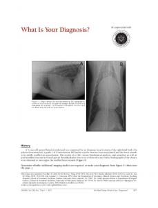 What Is Your Diagnosis?