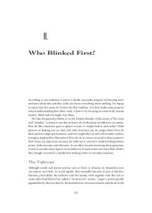 Who Blinked First? - David Bordwell