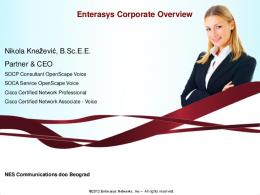 Who is Enterasys?