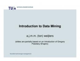 Why Data Mining - Process mining