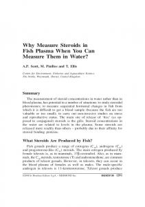 Why Measure Steroids in Fish Plasma When You Can ... - Cefas