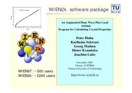 WIEN2k software package