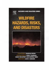 wildfire hazards, risks, and disasters