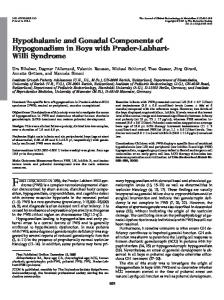 Willi Syndrome - Oxford Journals