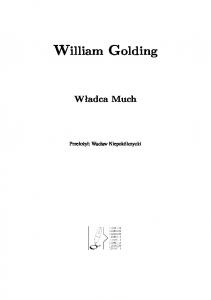 William Golding - Strona Magdy Lipiec