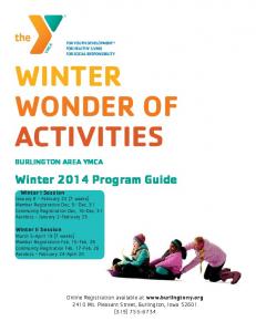 Winter 2014 Program Guide