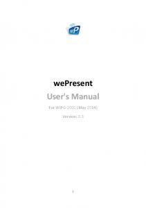 WiPG-2000 - User Manual