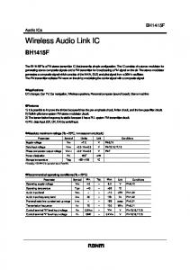 Wireless Audio Link IC