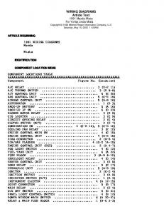 WIRING DIAGRAMS Article Text