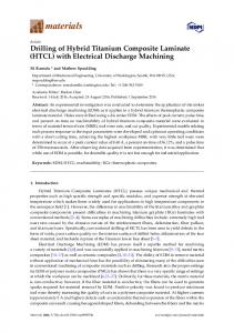 with Electrical Discharge Machining - MDPI