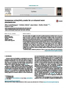 WO3 anodes for an enhanced water ... - Core