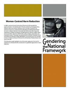 Women-Centred Harm Reduction