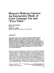 Women's Makeup Careers