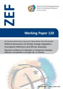 Working Paper 120 - ZEF