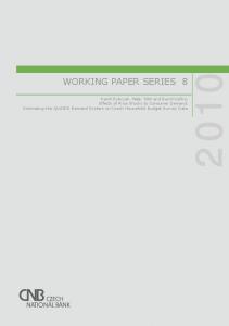 working paper series 8 - Core