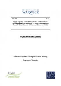 working paper series - Core